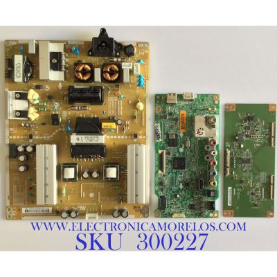 KIT DE TARJETAS PARA TV LG / NUMERO DE PARTE MAIN EBT63439827 / EAX66242602 / EAX66242602(1.1) / FUENTE 63689101 / EAY63689101 / T-CON V500HJ1-CPE1 / 4V9Q6 / 4V9Q63TTR3513F95W / PANEL NC500DUN-VXBP3 MODELO 50LF6000-UB / 50LF6000-UB.BUSJLOR